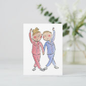 Seidenjubiläum Postkarte (Stehend Vorderseite)