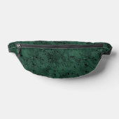 Seidenmoire Kleines Muster in Forest Green Bauchtasche (Ablage )