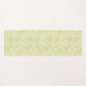 Seidenmoire Kleines Muster in Zitronengelb Yogamatte (Vorderseite (Horizontal))