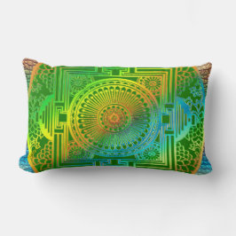 Seidenmotif Lendenkissen