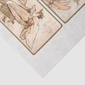 Seidenpapier: ALPHONS MARIA MUCHA : DIE SAISONEN Seidenpapier (Detail)