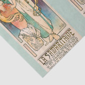 Seidenpapier: ALPHONS MUCHA: LA SAMARITAINE Seidenpapier (Detail)