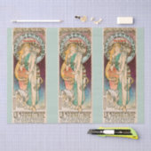 Seidenpapier: ALPHONS MUCHA: LA SAMARITAINE Seidenpapier (Handwerk)