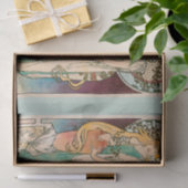 Seidenpapier: ALPHONS MUCHA: LA SAMARITAINE Seidenpapier (Geschenk)