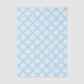 Seidenpapier - Blaue Gitterdiamanten (Vorderseite)
