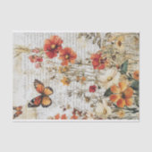Seidenpapier Decoupage Herbst Wildblumen Var01  (Vorderseite)