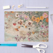 Seidenpapier Decoupage Herbst Wildblumen Var03 (Handwerk)