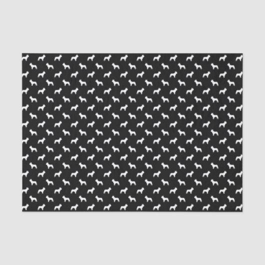 Seidenpapier der französischen Bulldogge (Vorderseite)