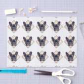 Seidenpapier der französischen Bulldogge (Handwerk)