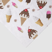 Seidenpapier Eiscreme (Ausschnitt)