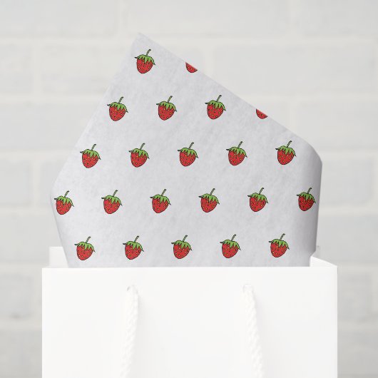 Seidenpapier Erdbeere (Geschenktüte)