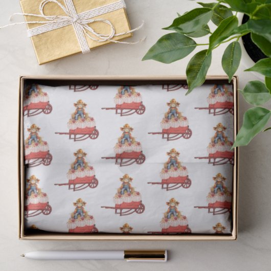 Seidenpapier Glückliches Halloween Vogelscheuche K (Geschenk)