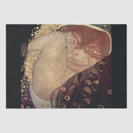 Seidenpapier: GUSTAV KLIMT: DANAE Seidenpapier (Vorderseite)