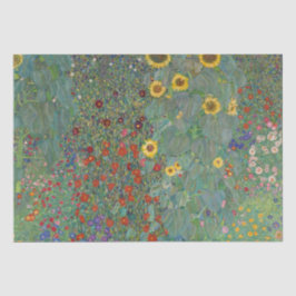 Seidenpapier: GUSTAV KLIMT: FARM GARDEN Seidenpapier