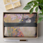 Seidenpapier: GUSTAV KLIMT: WASSERDIENSTE II Seidenpapier (Geschenk)