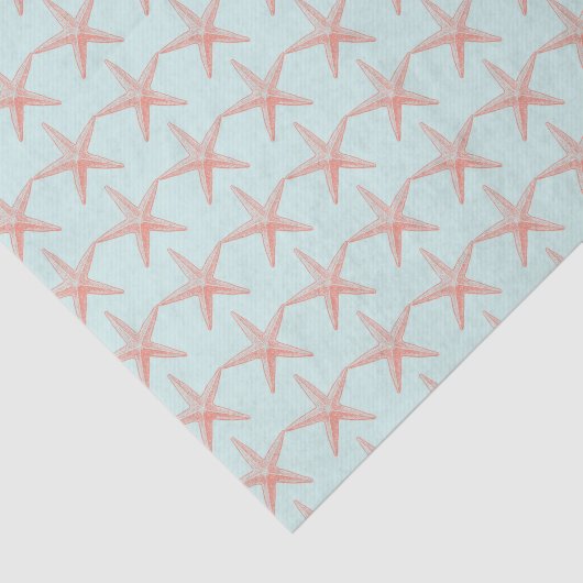 Seidenpapier heller Aquamarinekorallenrotes (Ausschnitt)