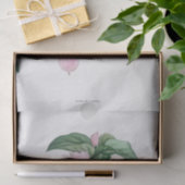 Seidenpapier: J.J. ROUSSEAU: PINK-BLUME Seidenpapier (Geschenk)