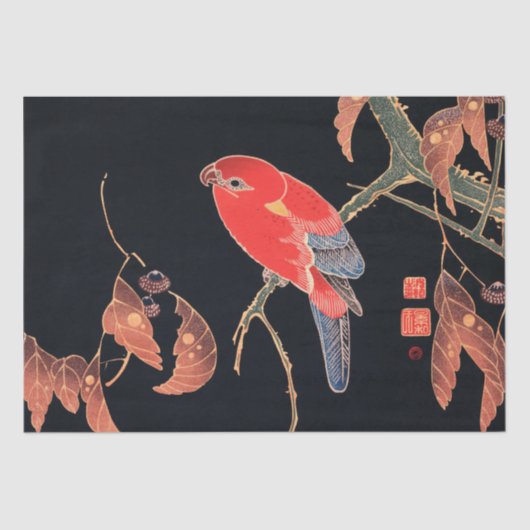 Seidenpapier: JAPANESE WOODBLOCK Seidenpapier (Vorderseite)