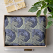 Seidenpapier JAPANISCHES WELLEN-MUSTER WEIBLICH (Geschenk)