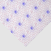 Seidenpapier - Kreise von Sternen (Detail)