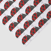Seidenpapier Marienkäfer, Decoupage (Ausschnitt)