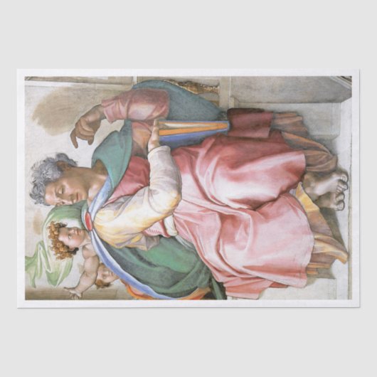 Seidenpapier: MICHELANGELO: SISTINE CHAPEL Seidenpapier (Vorderseite)