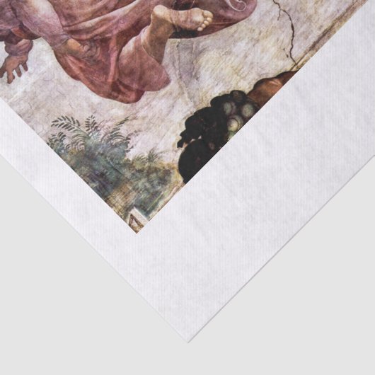 Seidenpapier: MICHELANGELO: SISTINE CHAPEL Seidenpapier (Detail)