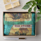 Seidenpapier mit Mayagott-Druck (Geschenk)