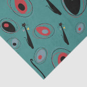 Seidenpapier | Mittelalterliche moderne Atomkatzen (Detail)