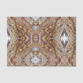 Seidenpapier-natürlicher Erdton-Perlen-Druck Seidenpapier