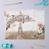 Seidenpapier Paris im Frühjahr Decoupage (Basteln)