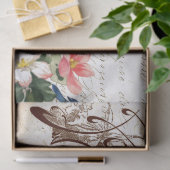 Seidenpapier Paris im Frühjahr Decoupage (Geschenk)