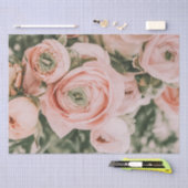 Seidenpapier: PINK PEONIES Seidenpapier (Handwerk)
