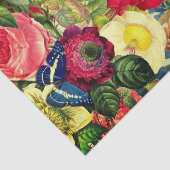 Seidenpapier-Schmetterlinge und Blumen Seidenpapier (Ausschnitt)