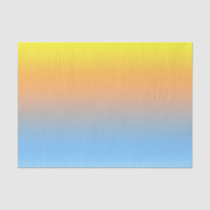 Seidenpapier-Sonnenuntergang-Strand-Farben Seidenpapier
