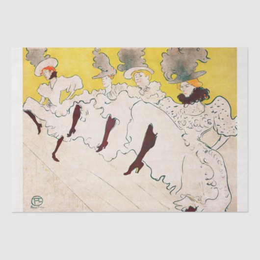 Seidenpapier: TOULOUSE LAUTREC Seidenpapier (Vorderseite)