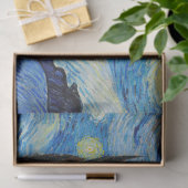 Seidenpapier: VINCENT VAN GOGH: STARRY NIGHT Seidenpapier (Geschenk)