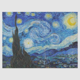 Seidenpapier: VINCENT VAN GOGH: STARRY NIGHT Seidenpapier
