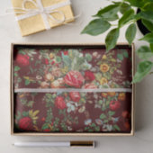 SEIDENPAPIER : VINTAGE-CHINTZ-MUSTER (Geschenk)