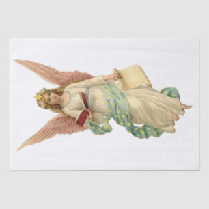Seidenpapier: VINTAGE CHRISTMAS ANGEL Seidenpapier