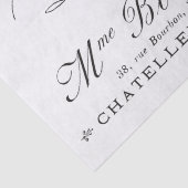 Seidenpapier: VINTAGES FRANZÖSISCH POSTCARD-DESIGN Seidenpapier (Detail)