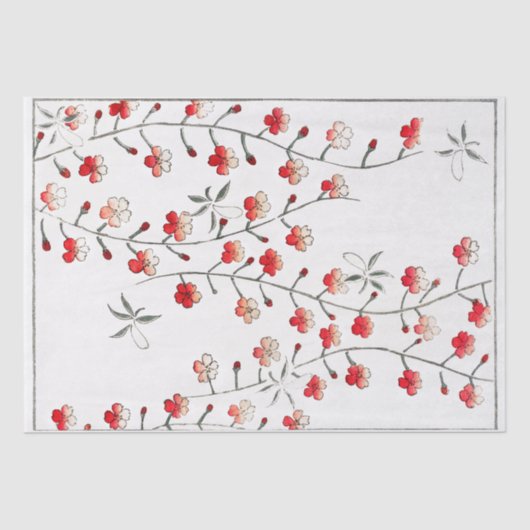Seidenpapier: WATANABE SEITEI: CHERRY BLOSSOM Seidenpapier (Vorderseite)