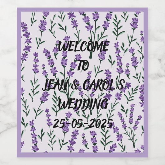 Seidenpapier Weinetikett (Einzelnes Label)