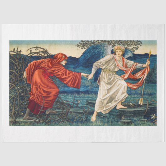 SEIDENPAPIER : WILLIAM MORRIS : TEPPICH (Vorderseite)