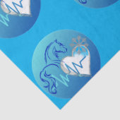 Seidenpapier Winter-Logo (Detail)