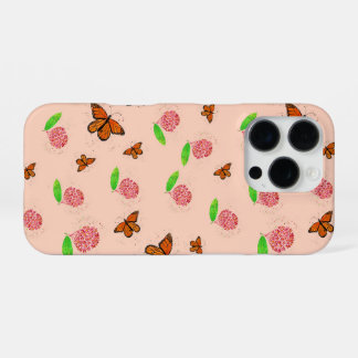 Seidenpflanze und Monarchfalter Handyhülle iPhone 16 Pro Hülle