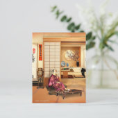 Seidenreifen Postkarte (Stehend Vorderseite)