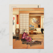 Seidenreifen Postkarte (Vorne/Hinten)