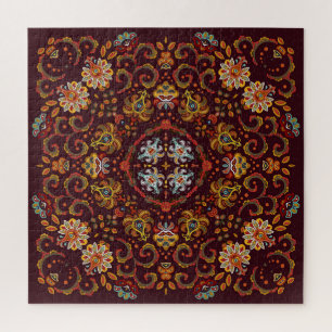 Seidenschal mit östlichem Muster Puzzle