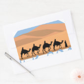 Seidenstraße Rechteckiger Aufkleber (Umschlag)